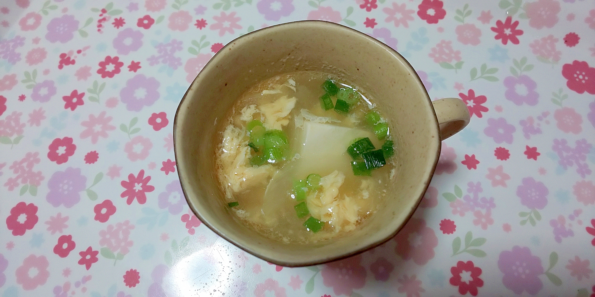 豆腐と卵の中華スープ＋＋