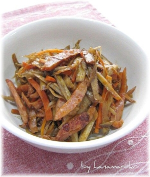 ピリッと辛さの"ごぼうの洋風きんぴら"