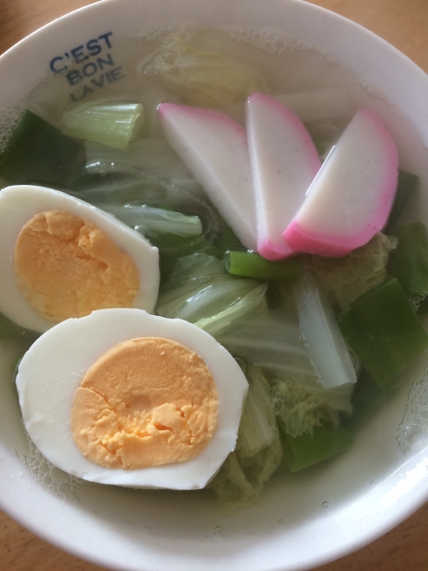 春雨で塩ラーメン風（≧∇≦）