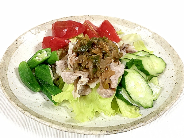 冷しゃぶに美味しい!舞茸入り甘辛ねぎ味噌ダレ