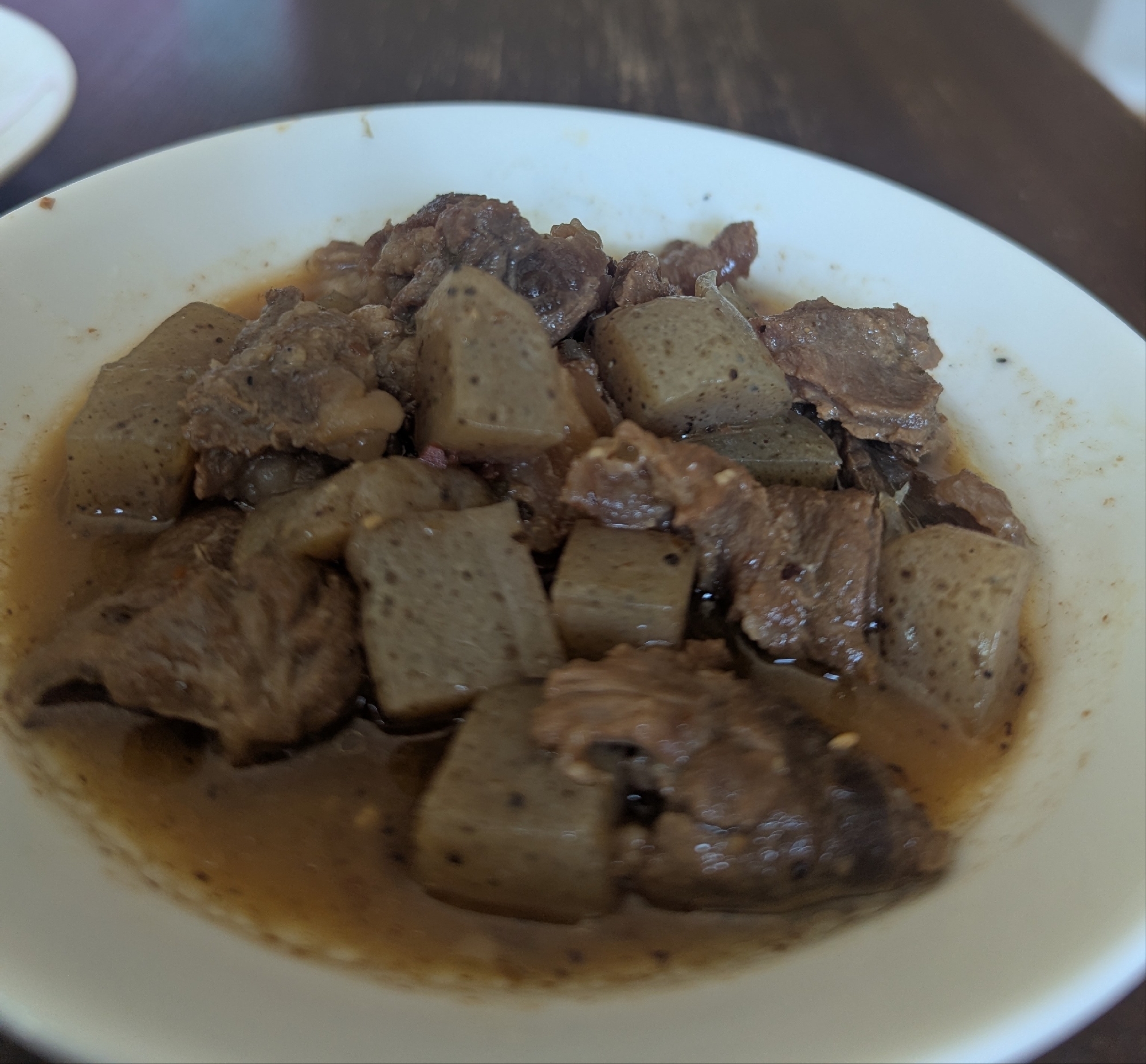 馬すじ肉の煮込み