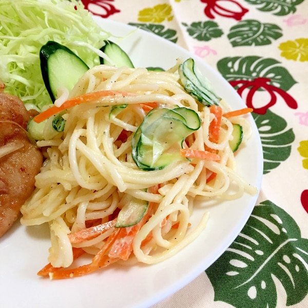 付け合わせサラダ 白石温麺で マヨネーズサラダ レシピ 作り方 By まかろん 楽天レシピ 付け合わせサラダ 白石温麺で マヨネーズサラダ レシピ 作り方 By まかろん 楽天レシピ