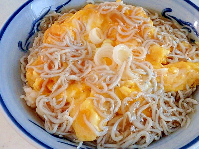 しらすあんかけ卵丼