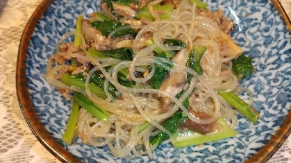 フライパン１つで☆春雨とひき肉の中華風炒め物