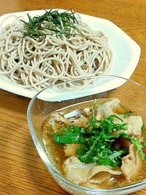 ざる蕎麦のつけ麺