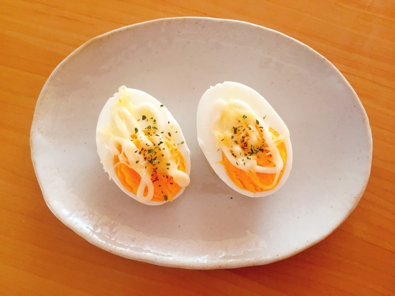 お弁当のおかずに‼️ゆで卵のチーマヨトースト☆