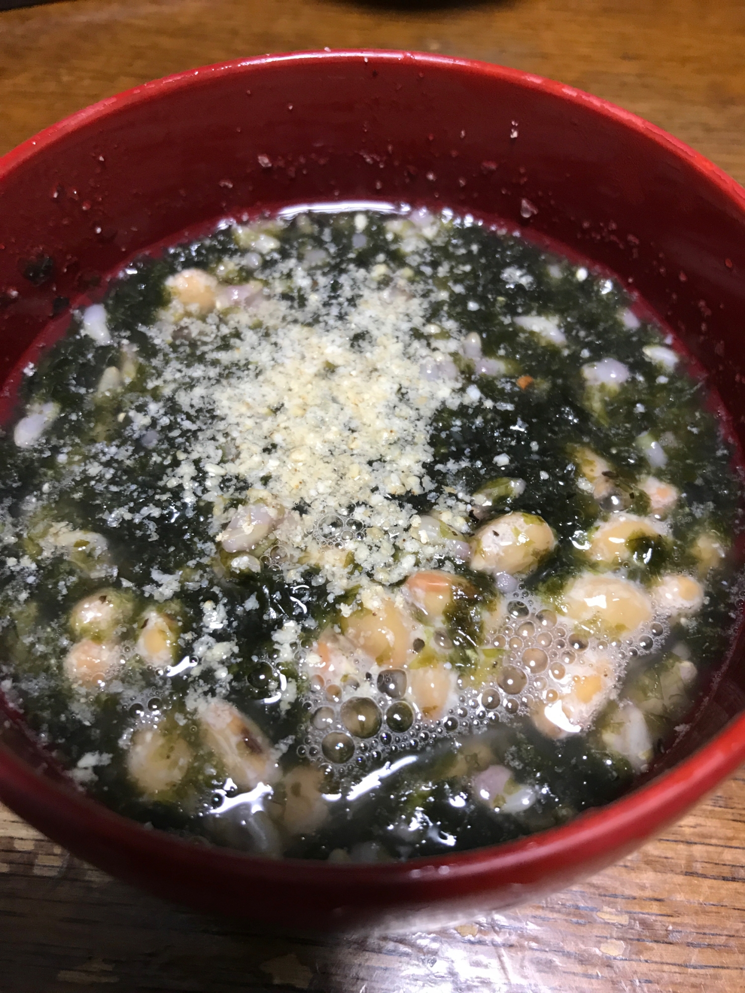 ゴマ香る簡単スープ