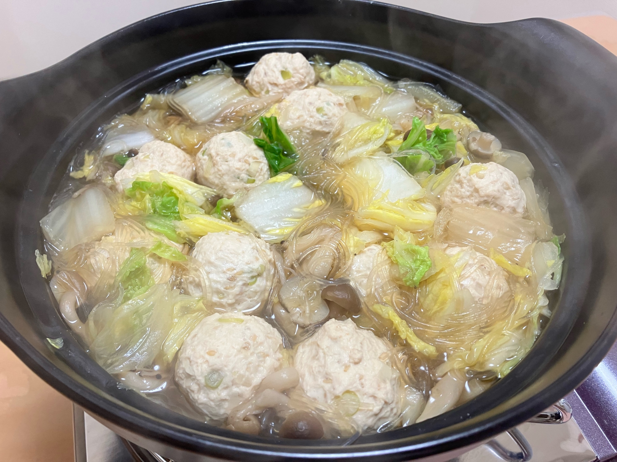 冬の定番！⭐️白菜肉団子鍋⭐️