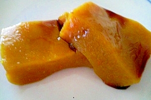 かぼちゃ豆腐　かぼちゃの葛餅