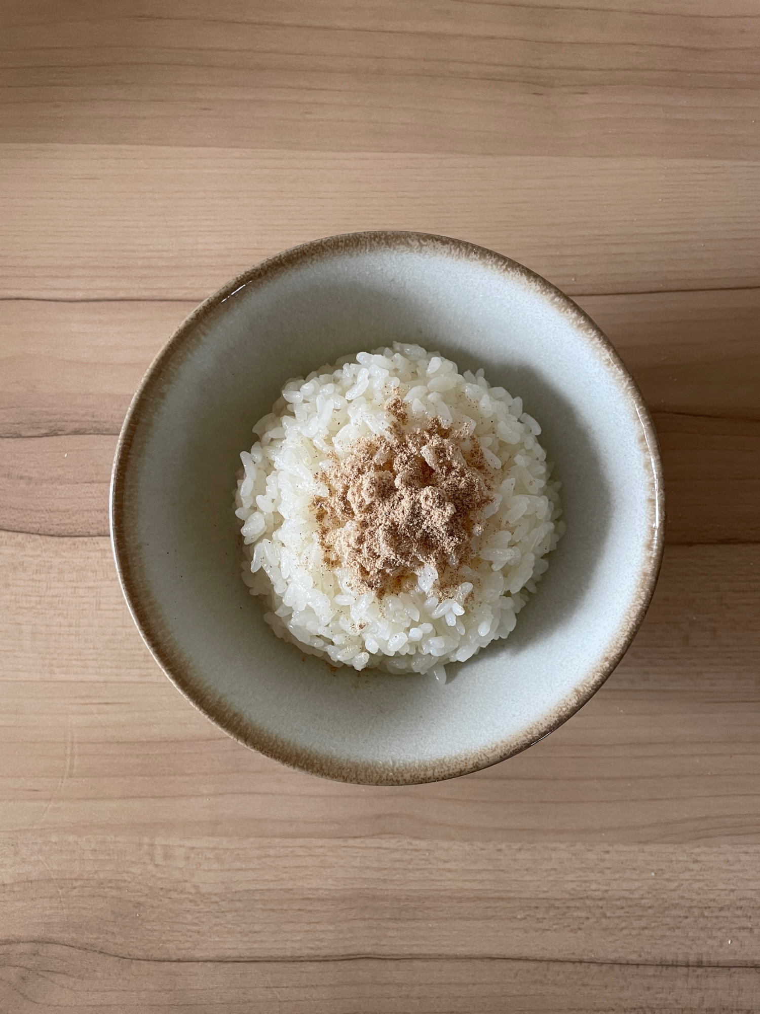 ローリエと米酢みりんのはったい塩ごはん