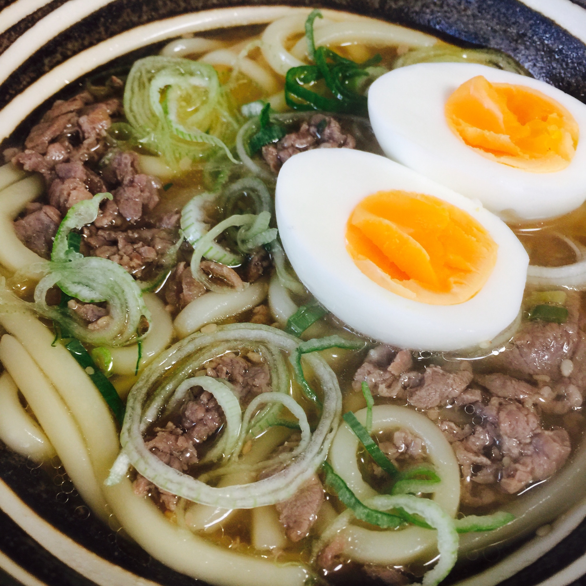 コストコのプルコギで肉うどん