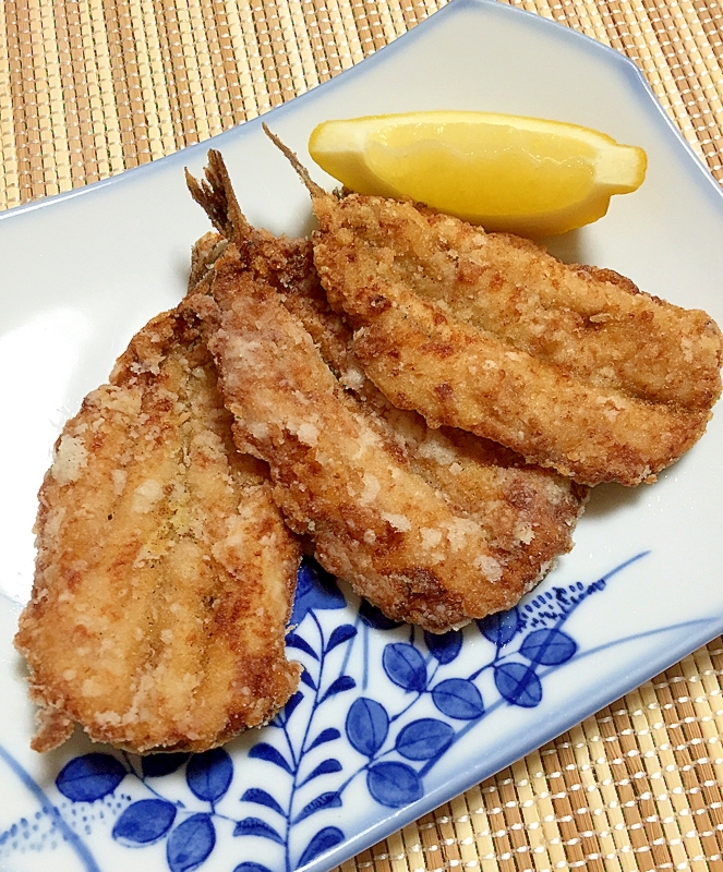 さっくりおいしい!いわしの竜田揚げ♪