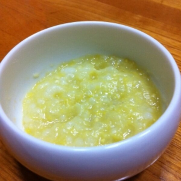 離乳食 初期 コーンとさつまいも粥 レシピ 作り方 By Hide1027 楽天レシピ 離乳食 初期 コーンとさつまいも粥 レシピ 作り方 By Hide1027 楽天レシピ