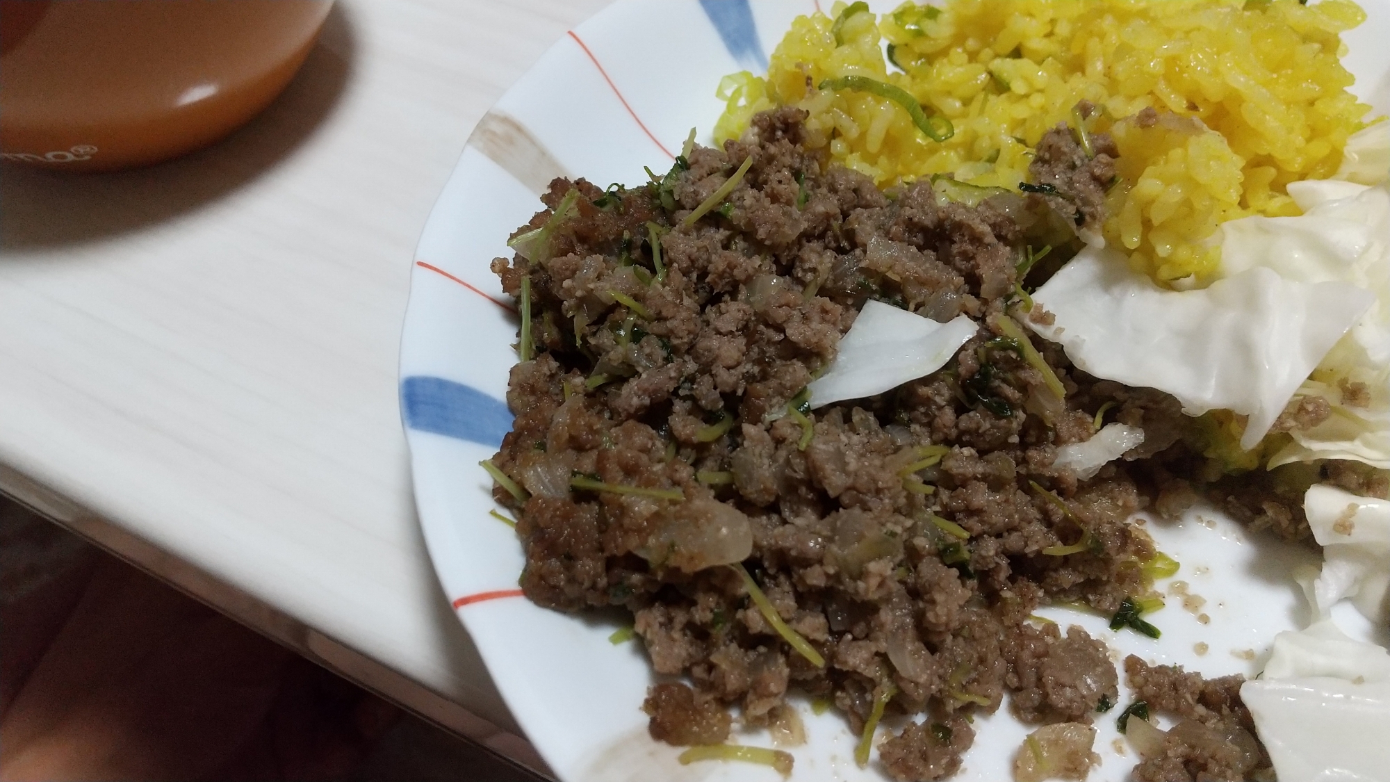 カレー風味もずくおからミンチ