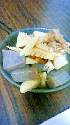 たけのことこんにゃくの煮物 レシピ 作り方 By At 楽天レシピ たけのことこんにゃくの煮物 レシピ 作り方 By At 楽天レシピ