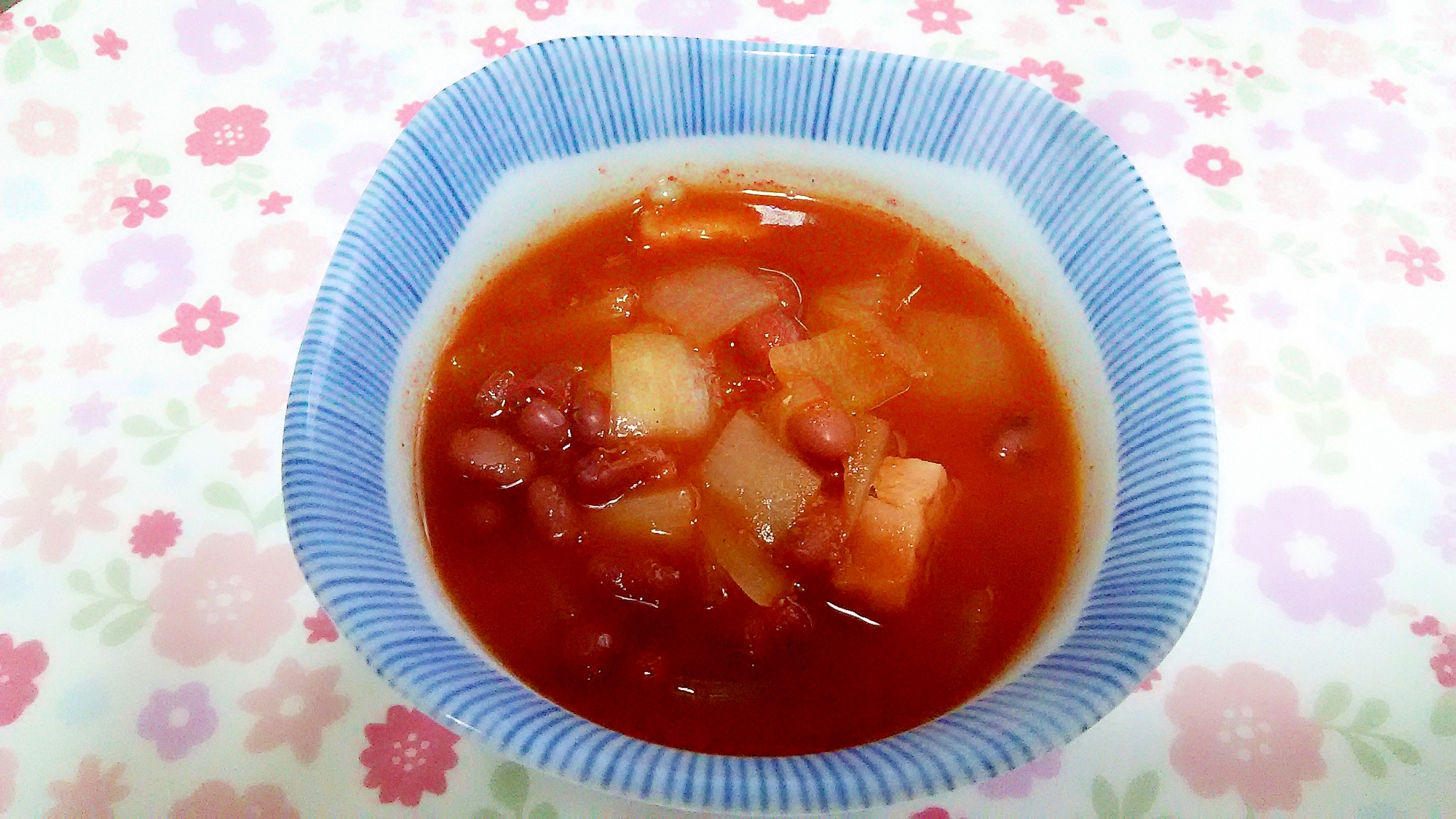 小豆のトマトスープ＋＋