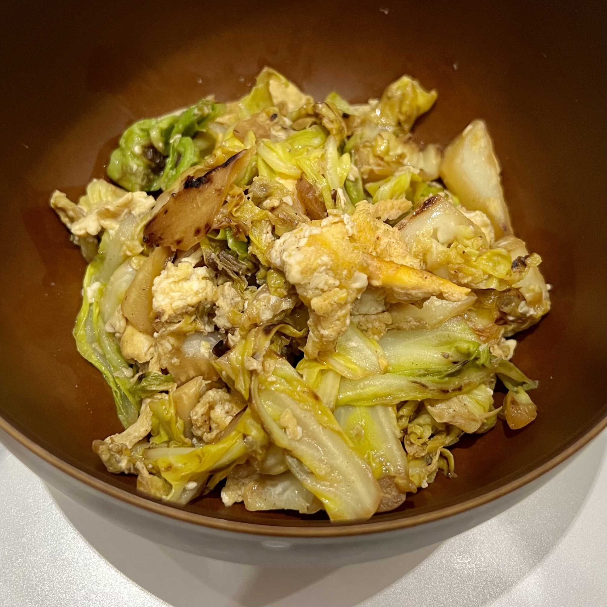 キャベツと卵で簡単♪中華炒め