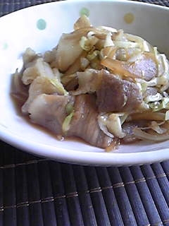 野菜多めのヘルシー豚丼