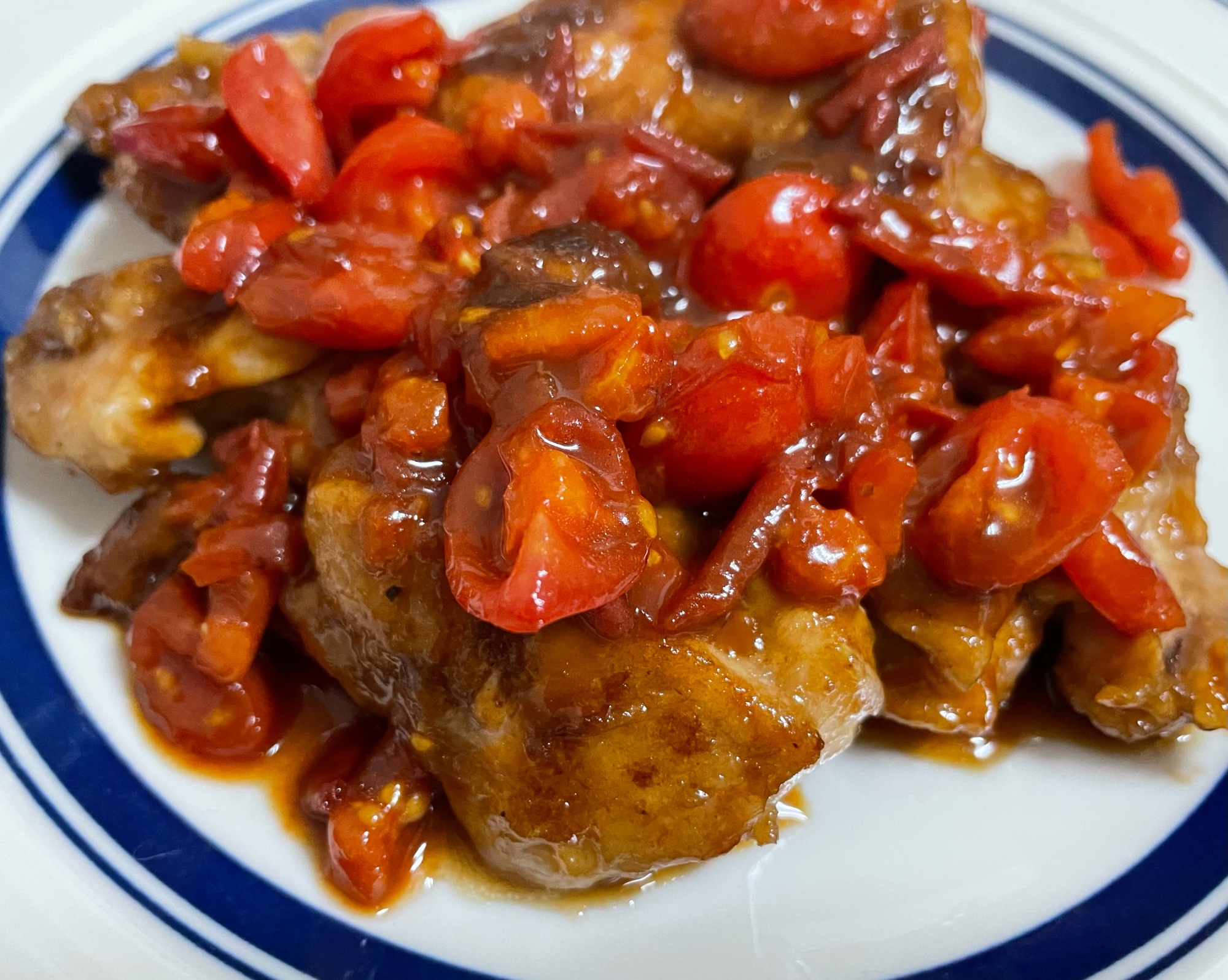 鶏肉のさっぱりトマトソース