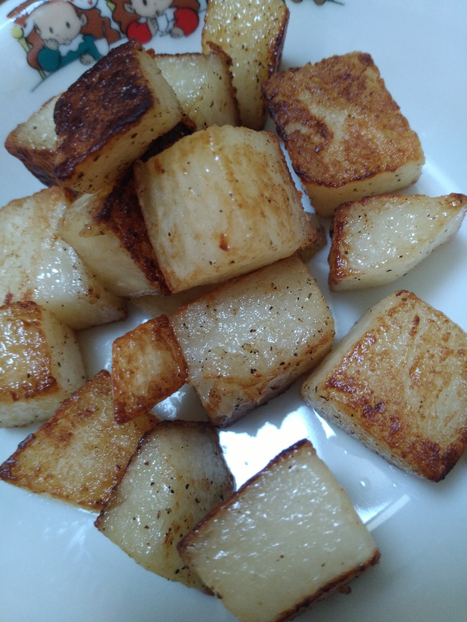 長芋のバター醤油いため