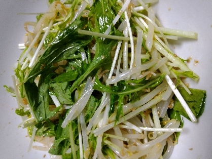 簡単に作れて　とても美味しかったです(^o^)　冷蔵庫に残っていた水菜を使い切れて助かりました。