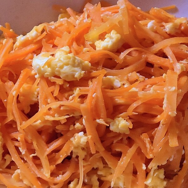 人参と卵の炒めもの 人参シリシリ風 レシピ 作り方 By おっさん5593 楽天レシピ 人参と卵の炒めもの 人参シリシリ風 レシピ 作り方 By おっさん5593 楽天レシピ