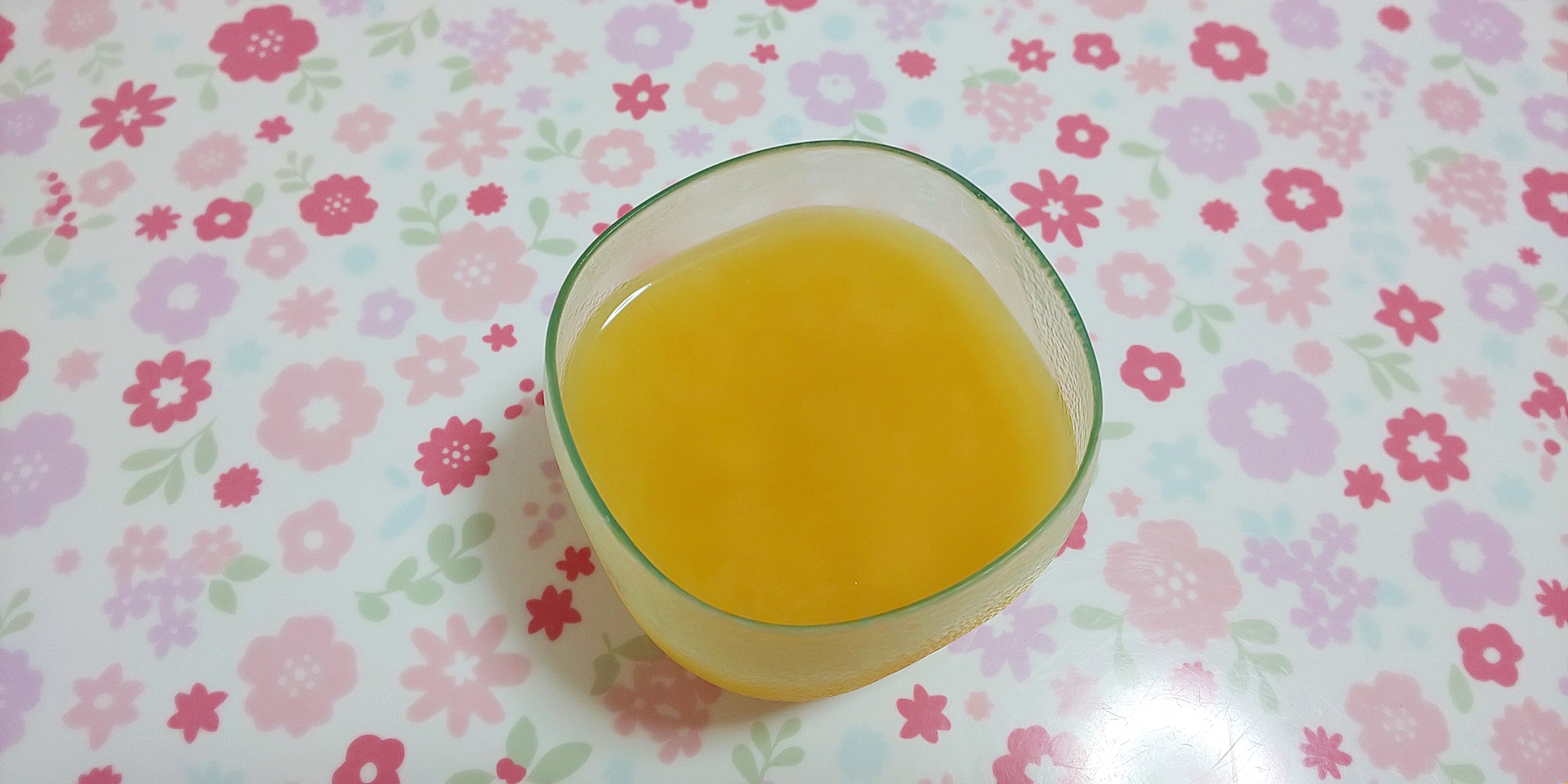 パイン缶とオレンジジュースのゼリー＋＋