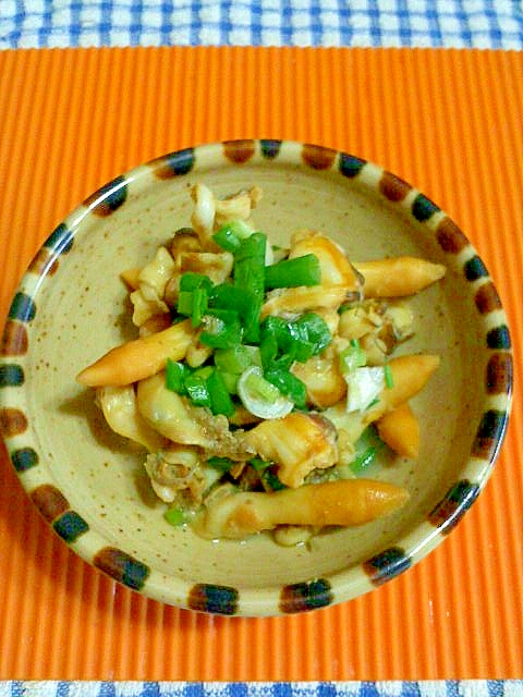旨味凝縮 マテ貝のバターガーリックパスタ レシピ 作り方 By あやまんくっきんぐ クックパッド 簡単おいしいみんなのレシピが360万品