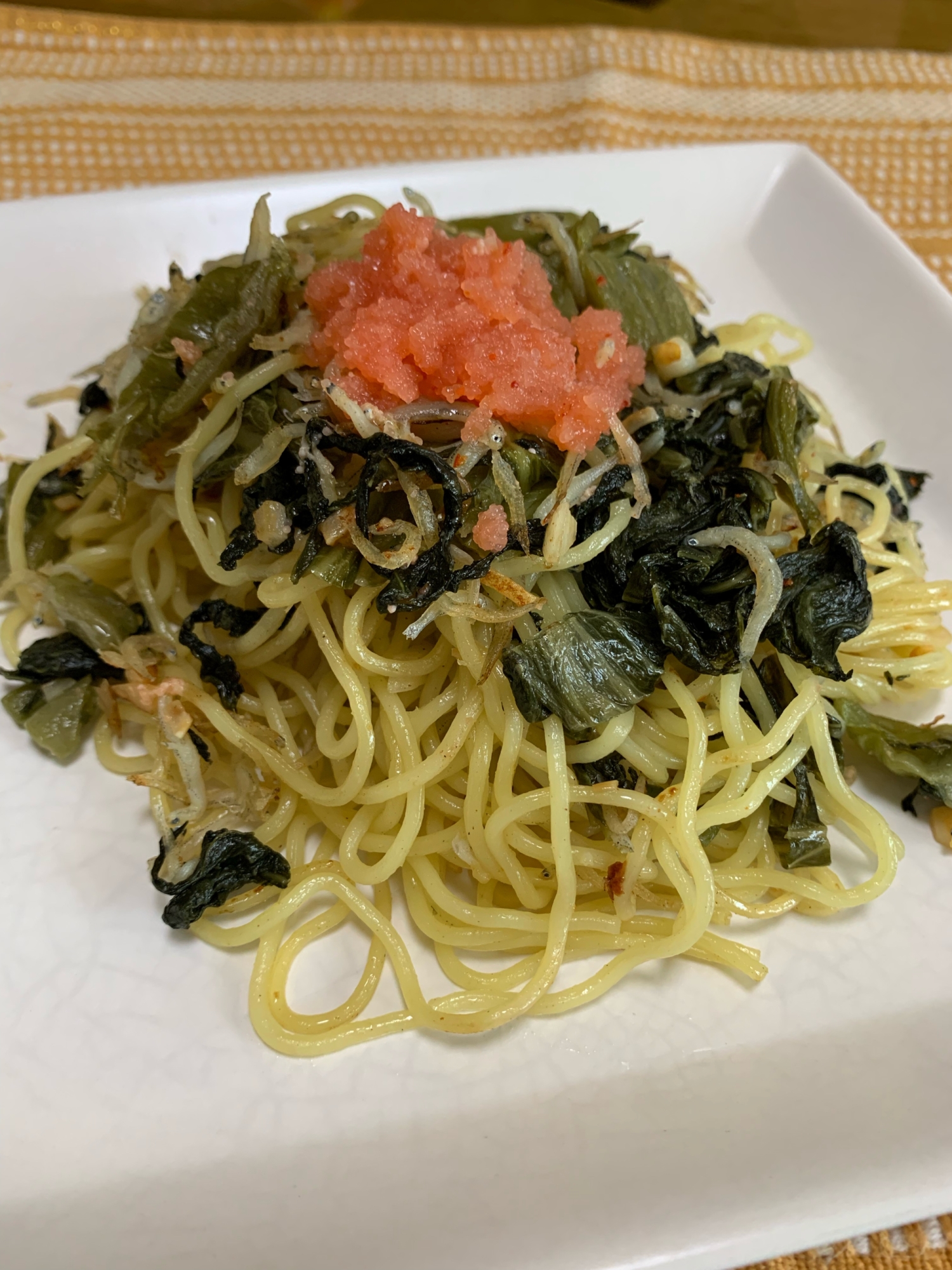 しらす明太高菜パスタ