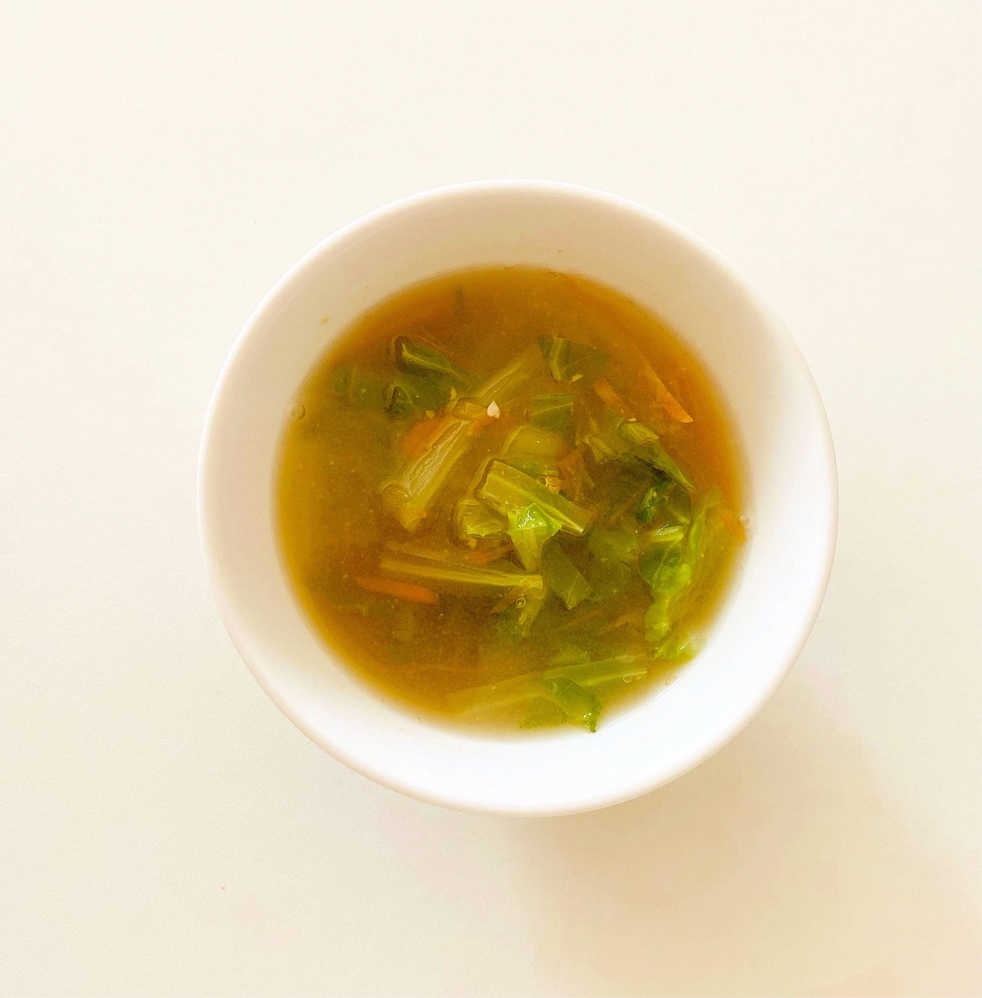 冬野菜の和風スープ