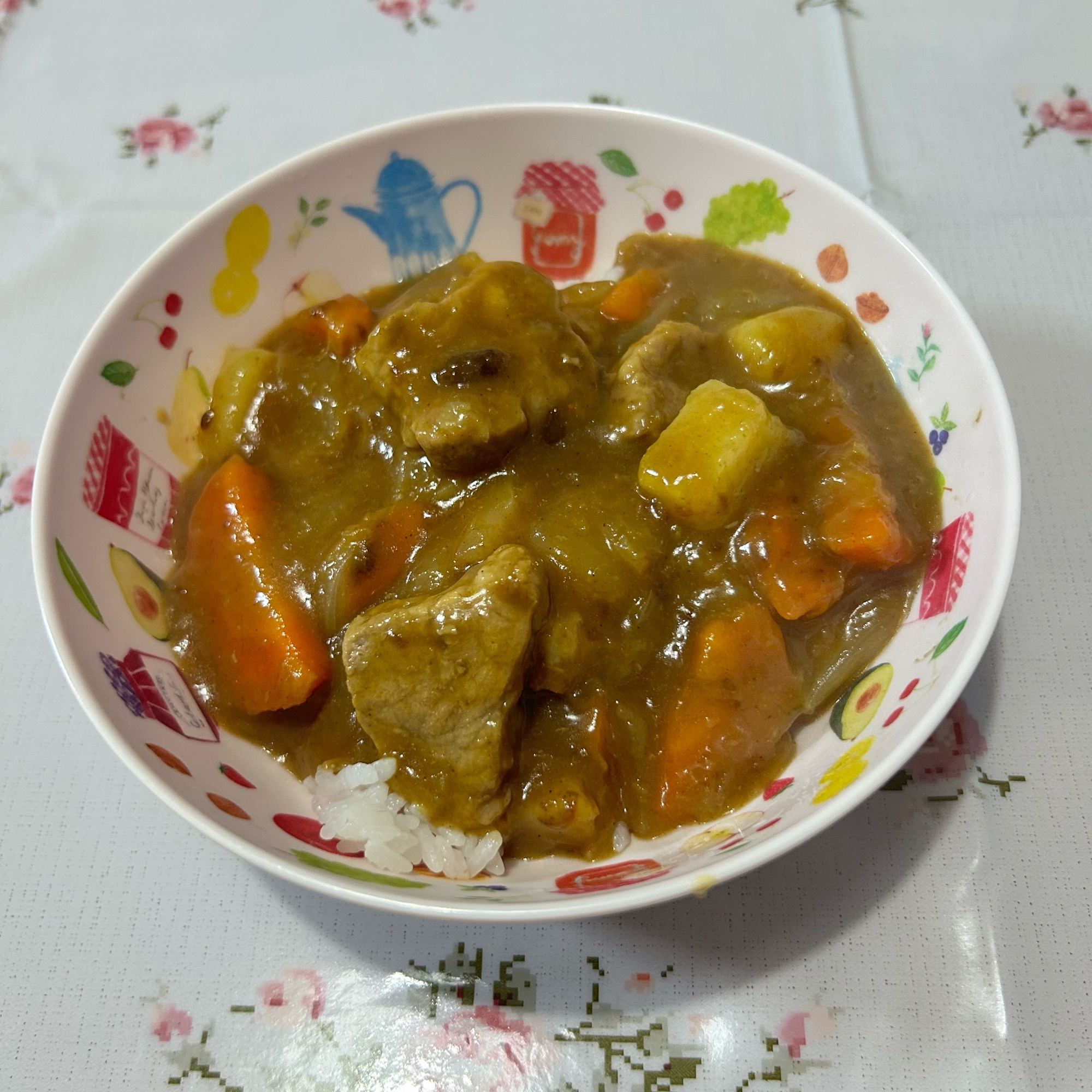 美味しい豚肉カレー