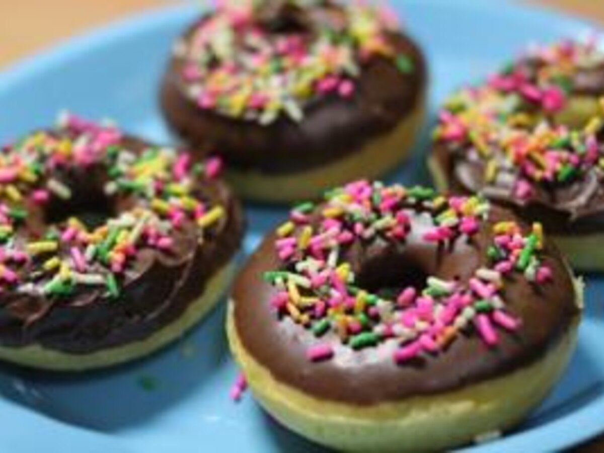 チョコがけ焼きドーナツ レシピ 作り方 By Chako07 楽天レシピ チョコがけ焼きドーナツ レシピ 作り方 By Chako07 楽天レシピ