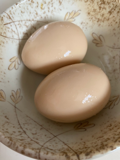 味付ばっちり！簡単煮卵