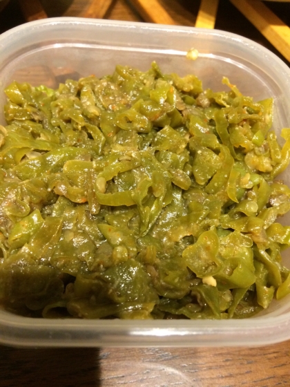 ししとうの大量消費 味噌和え 冷凍保存可能 レシピ 作り方 By 1つ 楽天レシピ