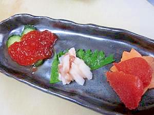 居酒屋の一品　23）小料理屋の「お通し三点盛り」