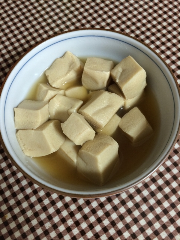 子どももパクパク高野豆腐の煮物