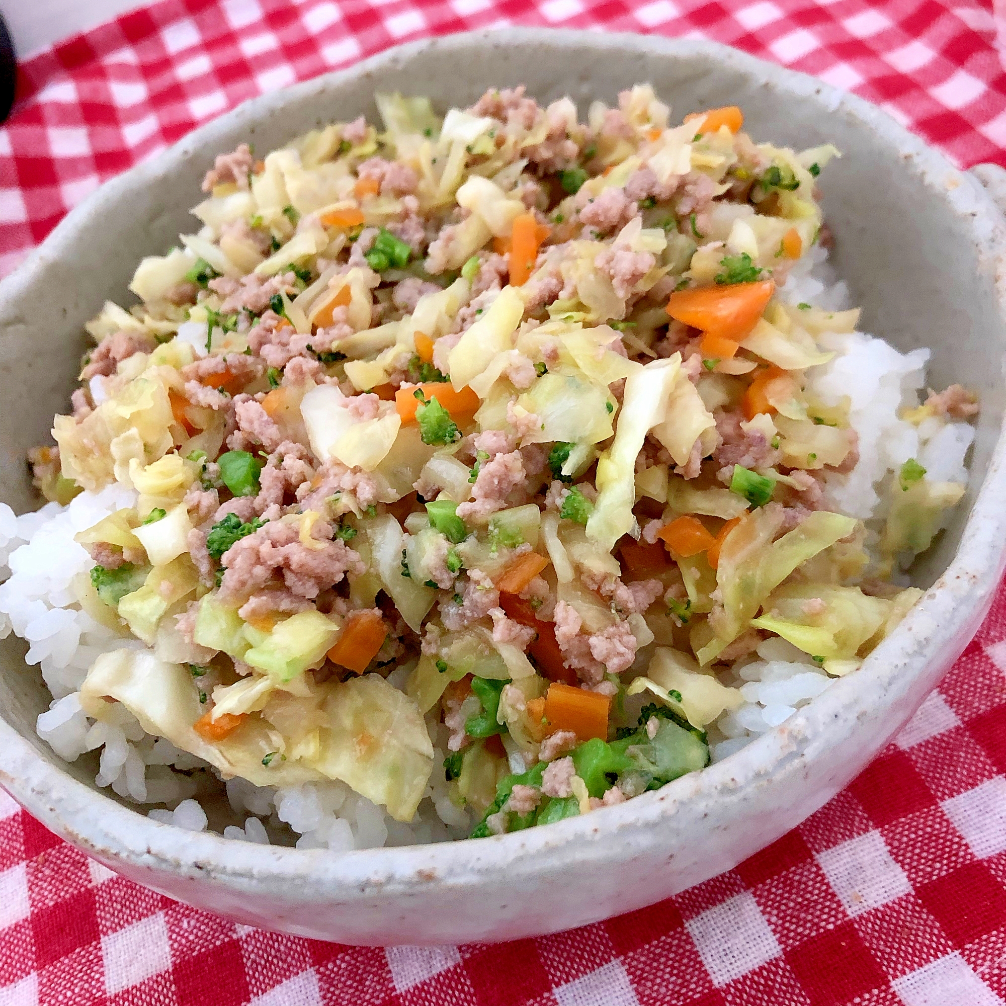 野菜とひき肉炒め★