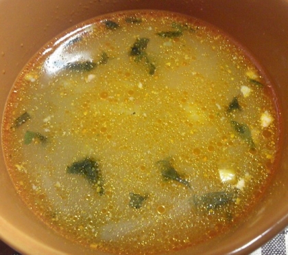 ピリ辛で美味しいスープができました♡
素敵なレシピありがとうございました(*‘ω‘ *)