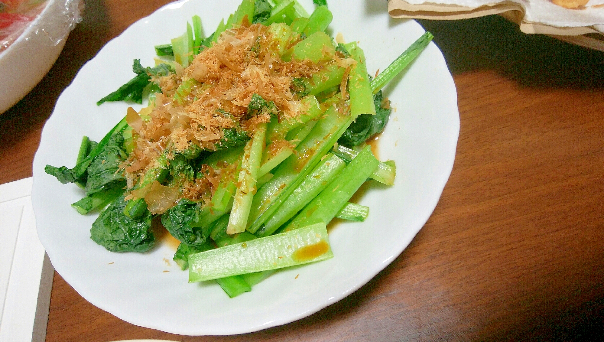 小松菜のおひたし めんつゆで超簡単！