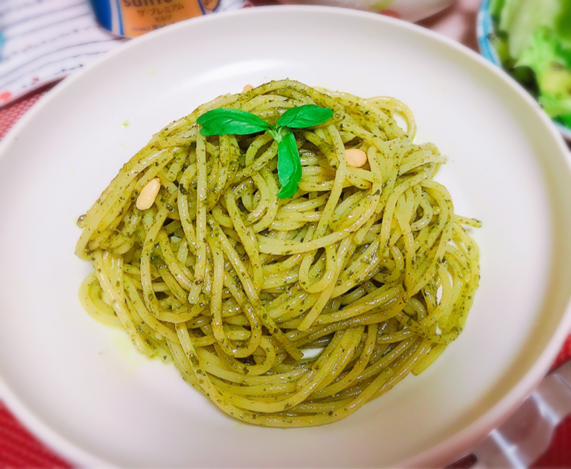 ジェノベーゼパスタ フレッシュバジルのソースで レシピ 作り方 By Naocotom 楽天レシピ ジェノベーゼパスタ フレッシュバジルのソースで レシピ 作り方 By Naocotom 楽天レシピ