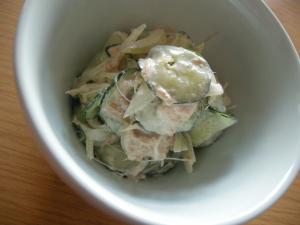 ツナサラダ ~きゅうりと玉ねぎ~