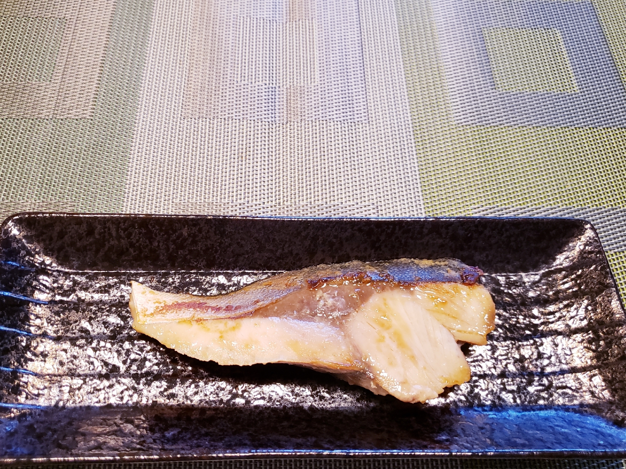 ぶり の ヨーグルトみそ漬け焼き しょうが風味