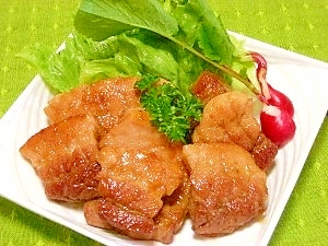 豚肉の柚子胡椒ソテー