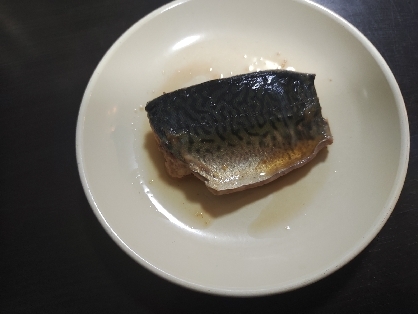 めんつゆで(^○^)サバの煮つけ