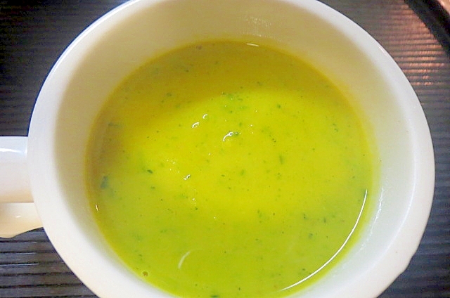 レンジで簡単カボチャのスープ