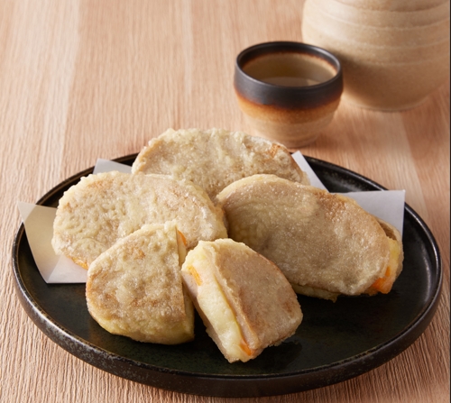 黒はんぺんのポテサラ天ぷら