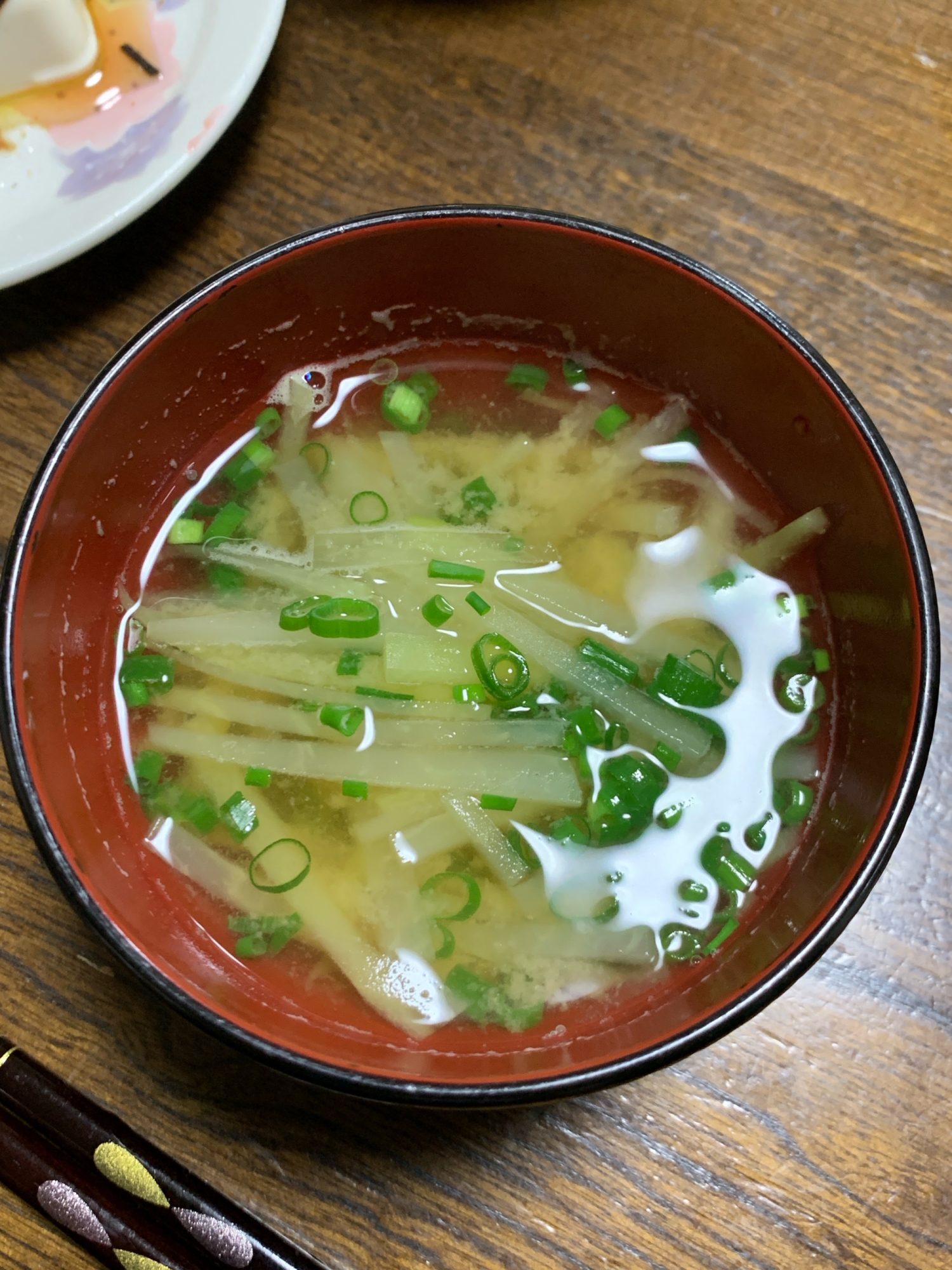 青パパイヤのお味噌汁