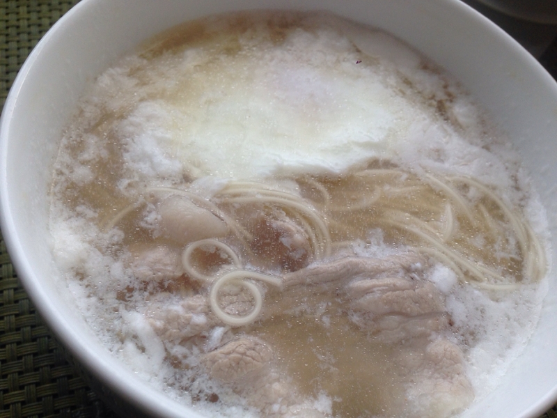 豚しゃぶ温玉そうめん！