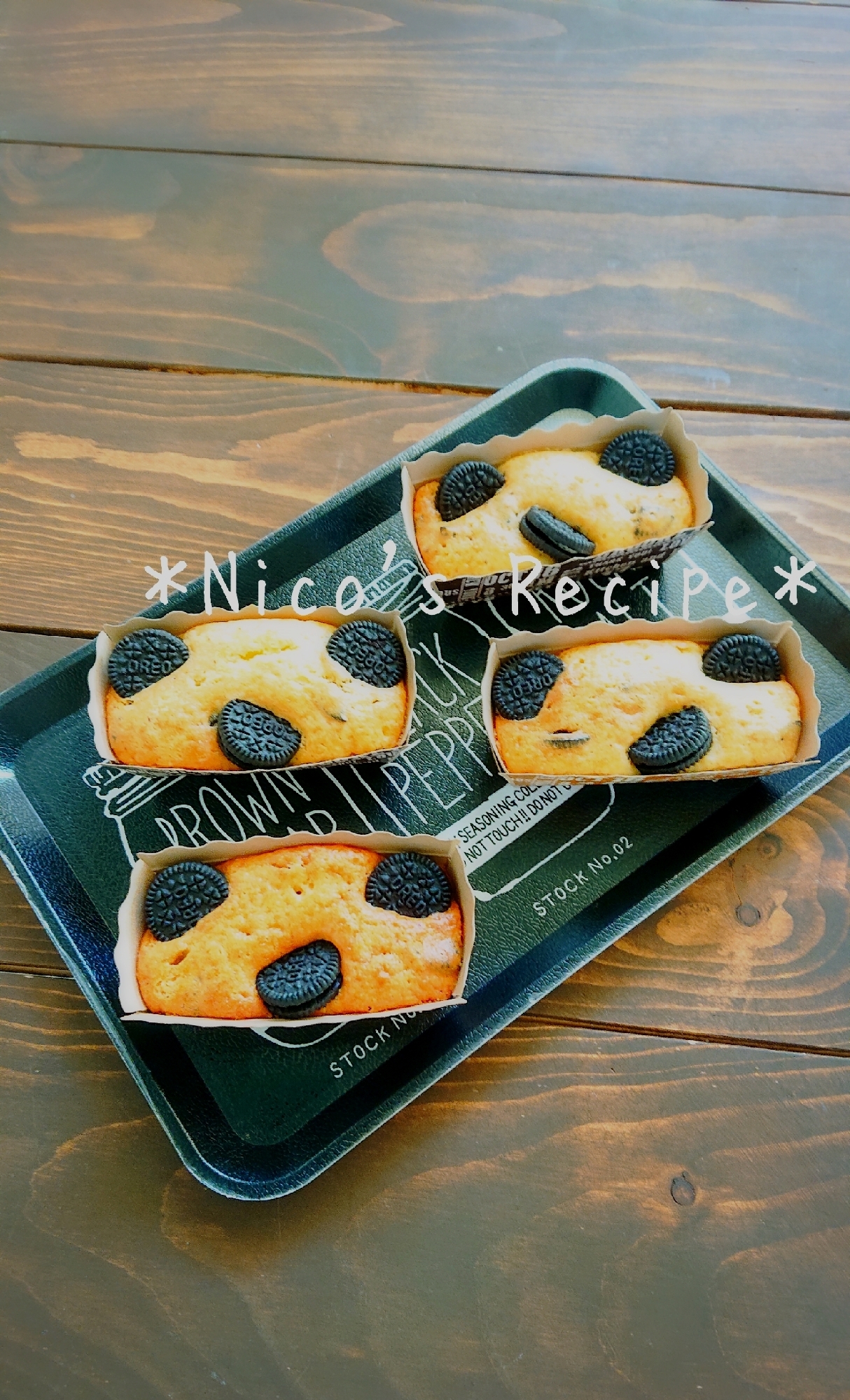 hmで簡単 オレオマフィン レシピ 作り方 By Nico 楽天レシピ