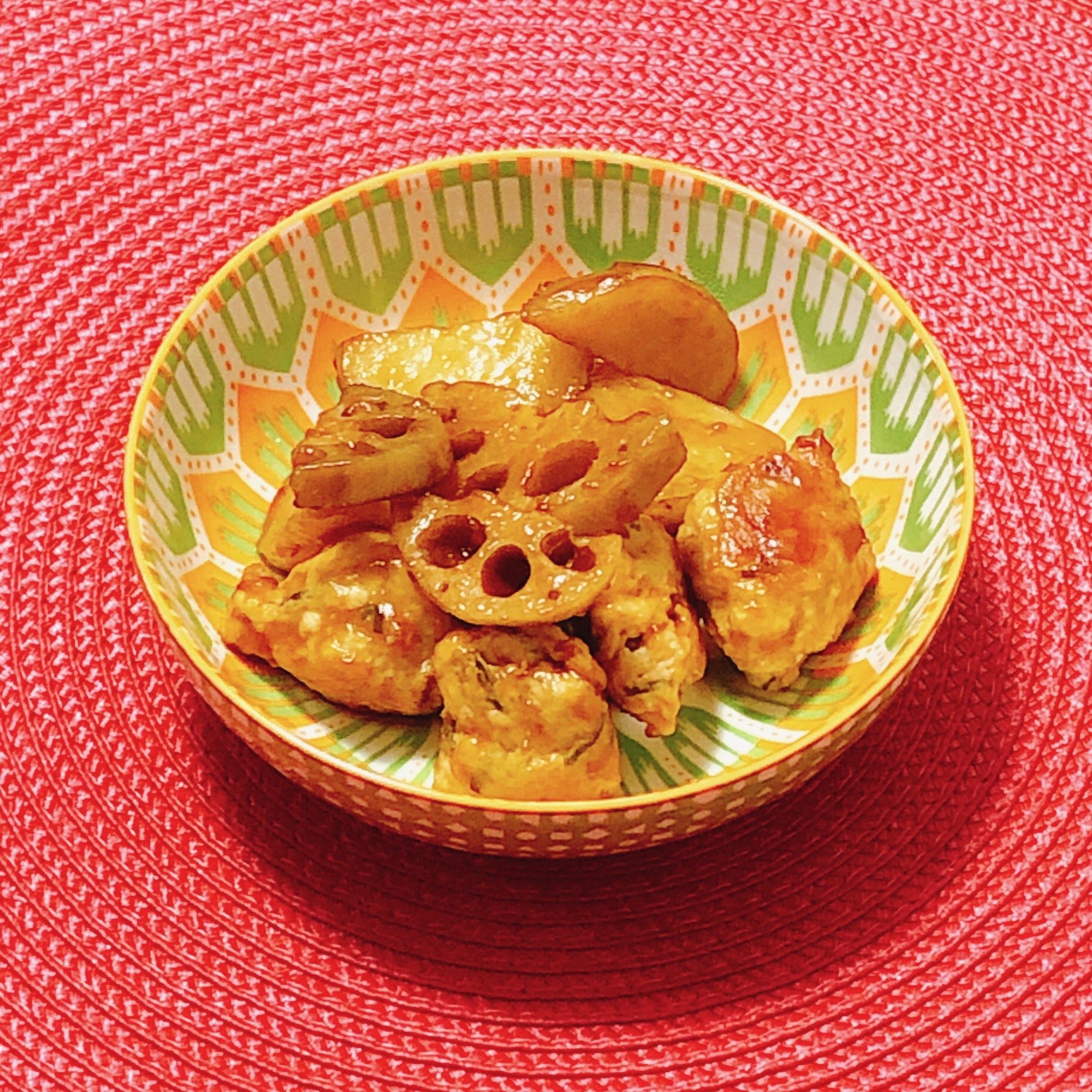 肉団子とじゃがいも炒め